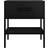 Lemon Pavilion Boston Matte Black Bedside Table 40x43cm