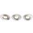 Philips Adore Chrome Loftplafond 9cm 3stk