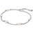 Pandora Treated Freshwater Cultured Station Chain Bracelet - Silver/Pearls/Transparent