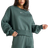 Nike Sportswear Phoenix Fleece Women's Over Oversized Crew Neck Sweatshirt - Vintage Green/Sail
