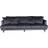 Venture Home Sofia Dark Grey Sofa 259cm 3 personers