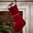 Dibor Belgravia Braided Red Stocking 46cm