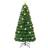 Costway 5ft Star LED Fibre Optic Artificial Green Christmas Tree 135cm