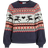 Vila Holiday Christmas Knitted Pullover - Navy Blazer