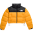 The North Face Women’s Nuptse Short Jacket - Summit Gold/TNF Black