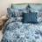 Harlequin Acropora Duvet Cover White, Blue (200x200cm)
