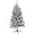 Samuel Alexander Snow Flocked Artificial Green/White Christmas Tree 150cm