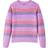 vidaXL Kid's Stripes Knitted Sweater - Purple/Pink