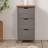 Home Source Hemsby Grey Chest of Drawer 59.5x30cm