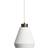 Herstal Medium Edge Chandelier Matt White/Bronze Pendant Lamp 25cm