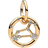 Pandora Leo Zodiac Dangle Charm - Gold/Transparent