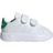 adidas Infant Advantage - Cloud White/Cloud White/Green