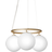 Nuura Miira Brass/ Opal Pendant Lamp ∅ 54cm