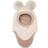 Huttelihut Balaclava with Pompoms - Sand Melange (6153-2601)
