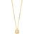 Pilgrim Scottie Coin Necklace - Gold