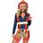 Leg Avenue Women's Hot Zone Honey Firefighter Costume