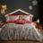 Bedlam Christmas Gingerbread House Duvet Cover Multicolour (200x200cm)