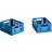 Hay Colour Crate Mini Electric Blue Opbevaringsboks 2stk