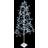 Shatchi 4ft Pre-Lit White Christmas Tree 120cm