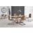 Halmar Blacky Golden Oak/Black Spisebord 90x220cm
