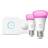 Philips Hue Starter Kit LED Lamps 11W E27 2-pack