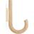 Gejst Hanger Oak/Brass Coat Hook 12.8cm