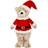 Three Kings Teddy Santa Multi Decoration 35cm