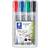 Staedtler Lumocolor Flipchart Marker 356 2mm 4-pack