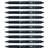 Pilot Frixion Retractable Erasable Rollerball Tip Black Set of 10