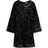 H&M Sequined A-line Dress - Black