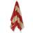 ferm LIVING Alee Kitchen Towel Beige, Red (100x50cm)