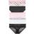 Victoria's Secret Logo Hipster 5-pack - Pink/Grey/White/Black