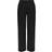 Jacqueline de Yong Poptrash -Suki Mid Waist Loose Fit Wide Leg Trousers - Black