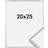 Focus Can-Can Silver Ramme 20.9x25.9cm