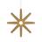 Bsweden Fling Gold Advent Star ∅ 50cm