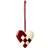 Maileg Heart Red Julgranspynt 6cm