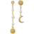 Maanesten Sunniva Earrings - Gold/Pearls/Labradorite