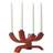 Design House Stockholm Nordic Light Accent Red Värmeljuslykta 13cm