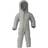 ENGEL Natur Hooded Fleece Overall - Light Grey Melange (575722-091)