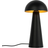 QAZQA Mushroom Black/Gold Floor Lamp 50cm