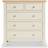 Roseland Furniture Farrow Cream Chest of Drawer 85x90cm