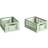 Hay Colour Crate Mini Mint Storage Box 2pcs