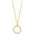 Nordahl Andersen Circle Pendant - Gold/Transparent