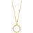 Nordahl Andersen Siersbøl Circle Pendant - Gold/Transparent