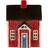 Ib Laursen Visby Blue/Red Julpynt 17.5cm