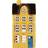 Ib Laursen Nyhavn Blue/Yellow Julpynt 20.5cm