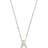 Kendra Scott Letter Pendant Necklace - Silver