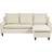 Beliani Modern Light Beige Sofa 206cm 4 Seater