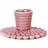 Dottir Pipanella Bubble Lines Dusty Rose Fyrfadsstage 4.5cm