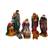 Romimex Birth/Nativity Scene Holy Three Kings Multicolored Dekorationsfigur 25cm 8stk